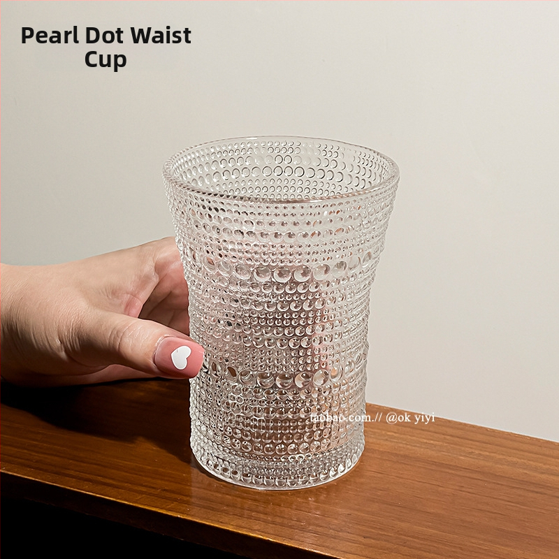 Rippuv kõrvakohvi tass, jääkülm Ameerika latte tass, läbipaistev majapidamisklaasist veetass, põletusvastane teetass, hea välimus