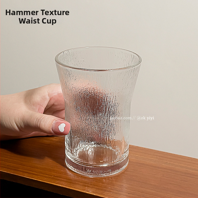 Rippuv kõrvakohvi tass, jääkülm Ameerika latte tass, läbipaistev majapidamisklaasist veetass, põletusvastane teetass, hea välimus