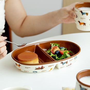 Мори Офис Керамична Чаша за Прибори за Сервиране Висококачествена Термоустойчива Чаша за Двойка Домакинска Чаша за Закуска с Цвете Чаша за Чай Чаша за Мляко