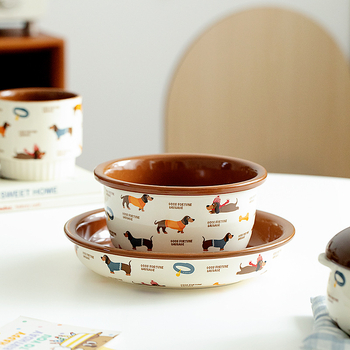Мори Офис Керамична Чаша за Прибори за Сервиране Висококачествена Термоустойчива Чаша за Двойка Домакинска Чаша за Закуска с Цвете Чаша за Чай Чаша за Мляко