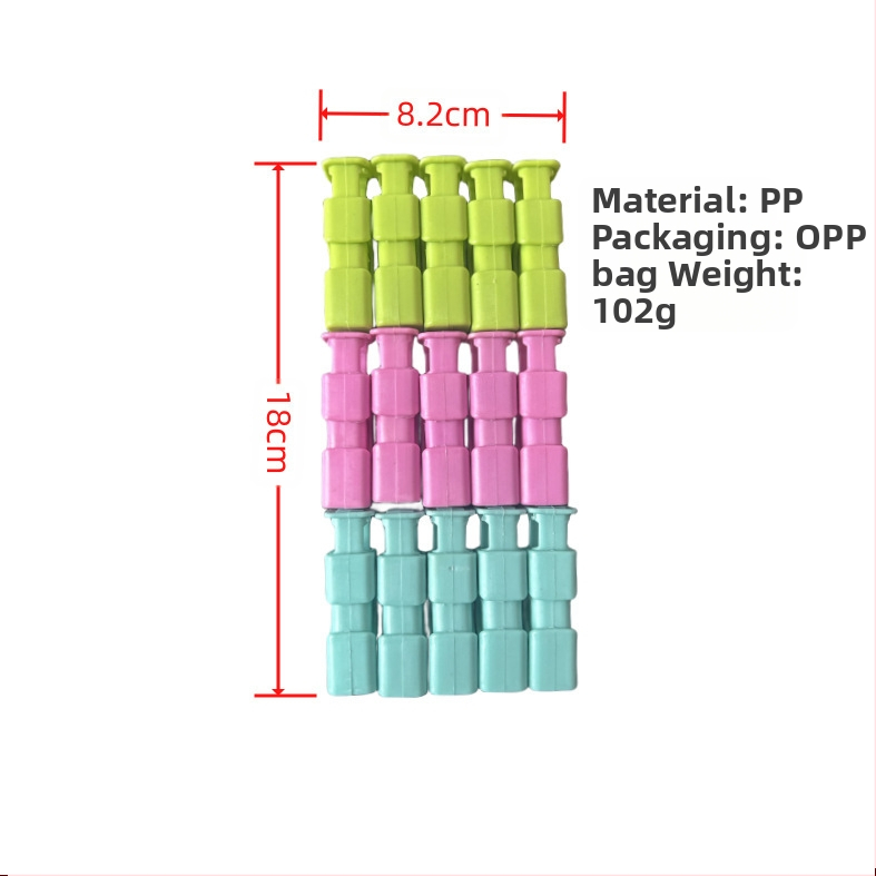 Užkandžių drėgmei atsparus spaustukas duonos maišelio konservavimo spaustukas plastikinio maišelio sandarinimo spaustukas pieno miltelių maišelio sandarinimo preso spaustukas sandarinimo įrankis