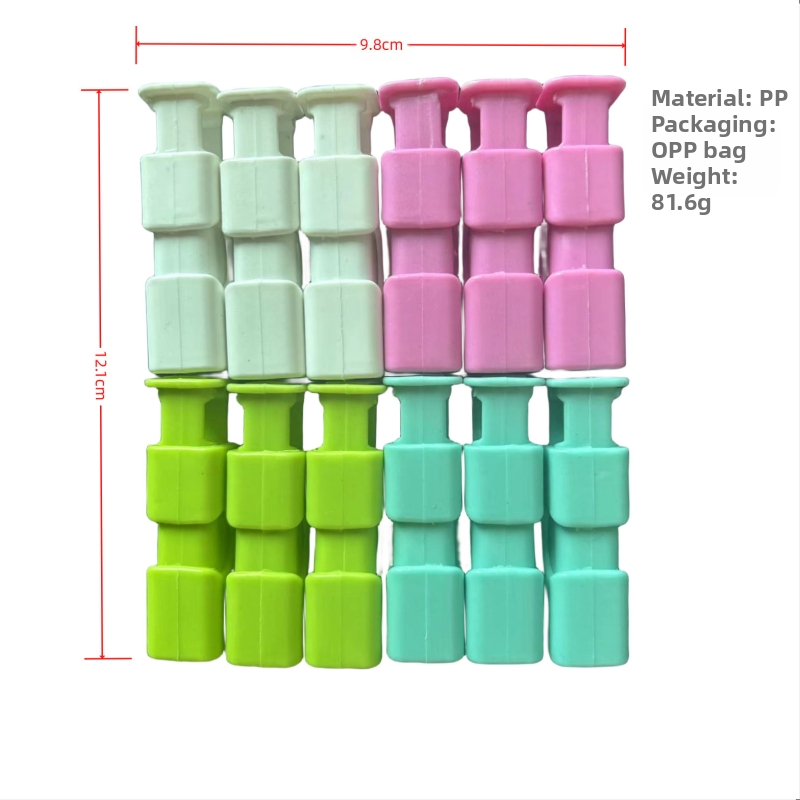 Užkandžių drėgmei atsparus spaustukas duonos maišelio konservavimo spaustukas plastikinio maišelio sandarinimo spaustukas pieno miltelių maišelio sandarinimo preso spaustukas sandarinimo įrankis