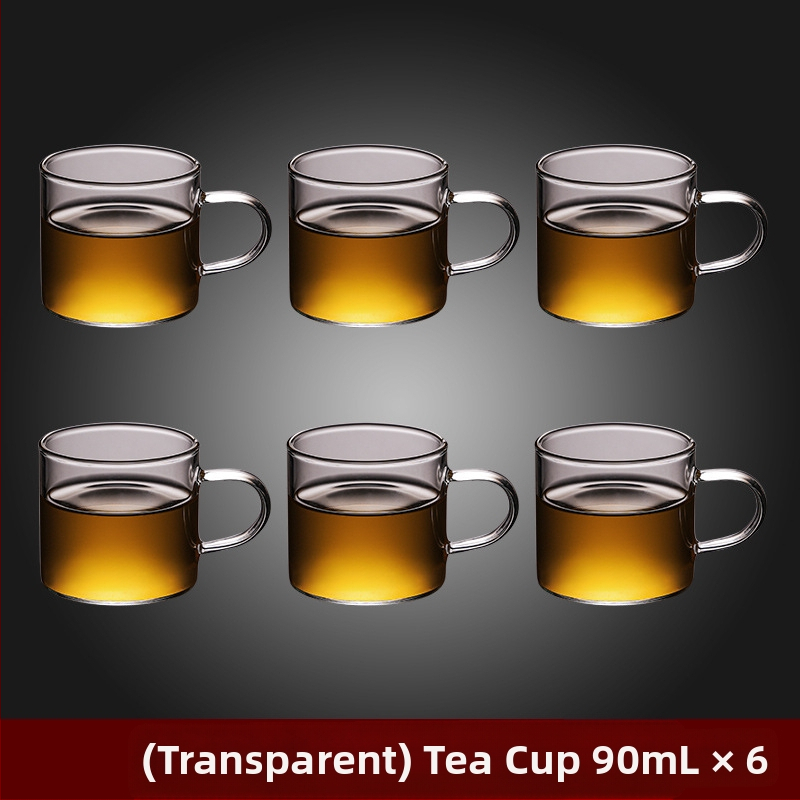 Borosilikaatklaasist pott piaoyi tass kõrge temperatuurikindel teekann tee eraldamine puidust käepide lilleline teekann majapidamises tee valmistamise teekomplekt