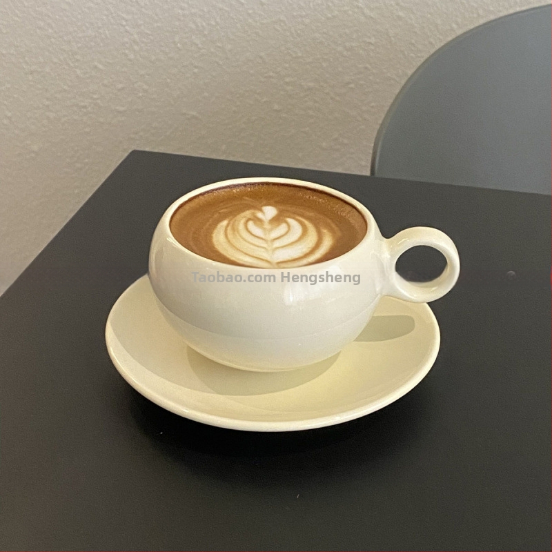 Retro jäätunud kivimustriga keraamiline munatops kohvitops alustass latte kunstitass pärastlõunatee suveniirkingitus nr