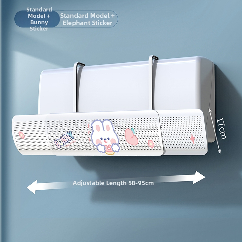 Дефлектор за климатик, щит против директен вятър, стенен монтаж, универсален въздушен отвор, водач за вятър, бебешко задържане, нов модел 2025