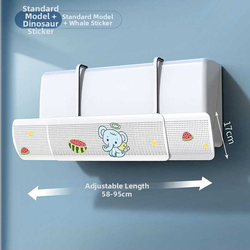 Дефлектор за климатик, щит против директен вятър, стенен монтаж, универсален въздушен отвор, водач за вятър, бебешко задържане, нов модел 2025