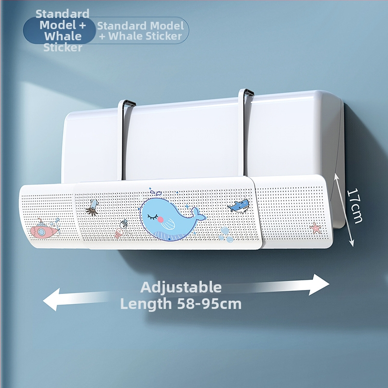 Дефлектор за климатик, щит против директен вятър, стенен монтаж, универсален въздушен отвор, водач за вятър, бебешко задържане, нов модел 2025