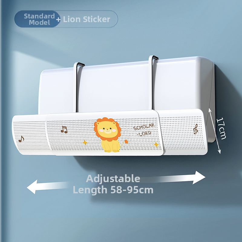 Дефлектор за климатик, щит против директен вятър, стенен монтаж, универсален въздушен отвор, водач за вятър, бебешко задържане, нов модел 2025