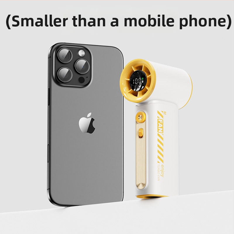 2025 Трансграничен високоскоростен ръчен вентилатор с висока скорост, мини преносим USB, акумулаторен, за външно охлаждане, малък електрически вентилатор