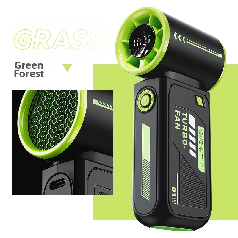 2025. aasta piiriülene kiire vägivaldne pihuventilaator, mini kaasaskantav USB-laetav välistingimustes jahutav väike elektriventilaator