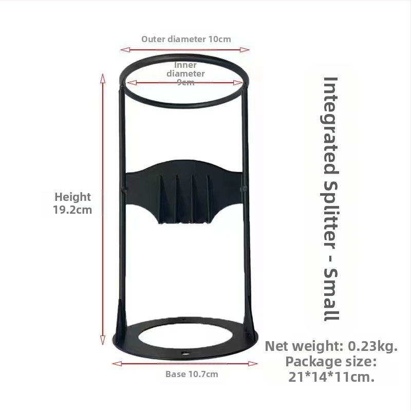 Nauji atvykę papuošalai Medienos skaldymo stovas Medienos skaldymo artefaktas Judantis medienos skaldymo metalinis medienos skaldymo aparatas Medienos skaldymo peilis Saugus naudoti namuose