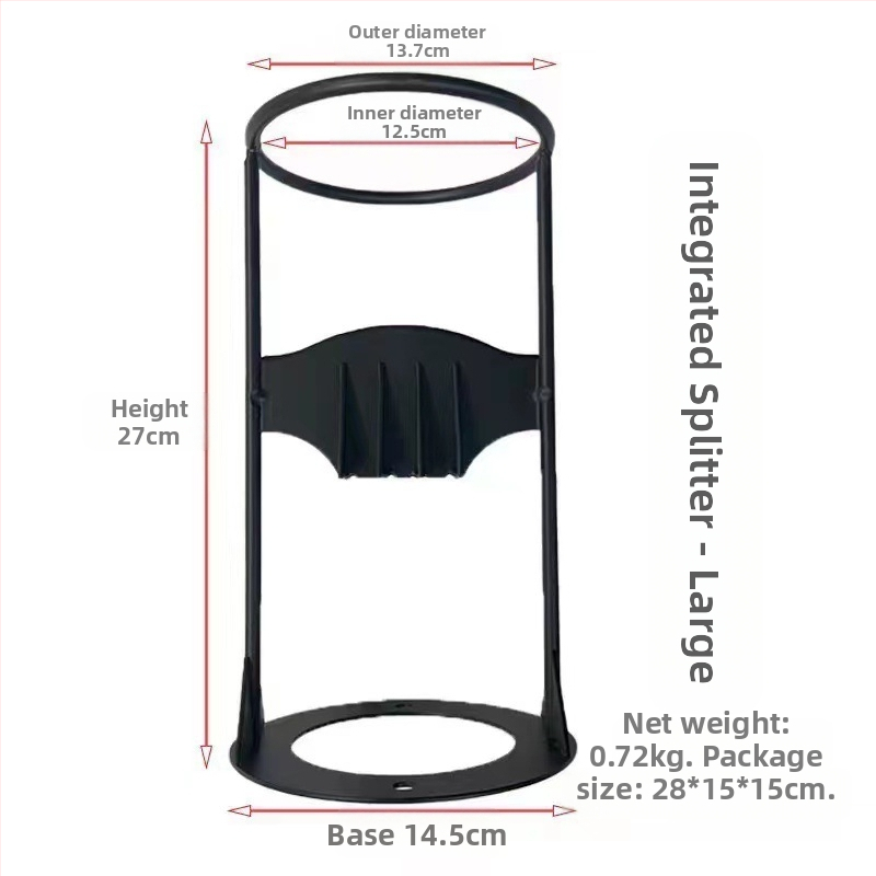 Nauji atvykę papuošalai Medienos skaldymo stovas Medienos skaldymo artefaktas Judantis medienos skaldymo metalinis medienos skaldymo aparatas Medienos skaldymo peilis Saugus naudoti namuose