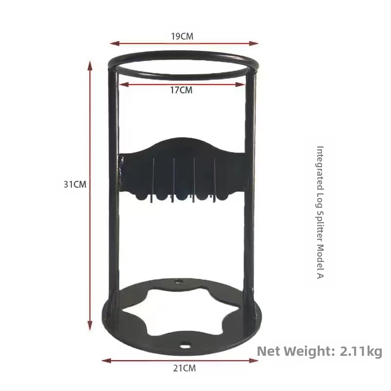 Nauji atvykę papuošalai Medienos skaldymo stovas Medienos skaldymo artefaktas Judantis medienos skaldymo metalinis medienos skaldymo aparatas Medienos skaldymo peilis Saugus naudoti namuose