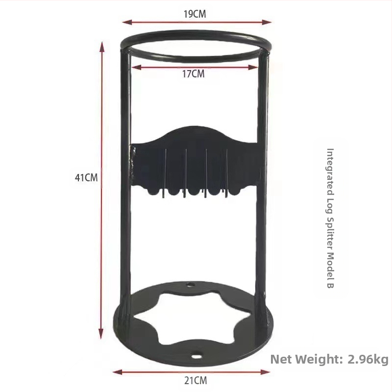 Nauji atvykę papuošalai Medienos skaldymo stovas Medienos skaldymo artefaktas Judantis medienos skaldymo metalinis medienos skaldymo aparatas Medienos skaldymo peilis Saugus naudoti namuose