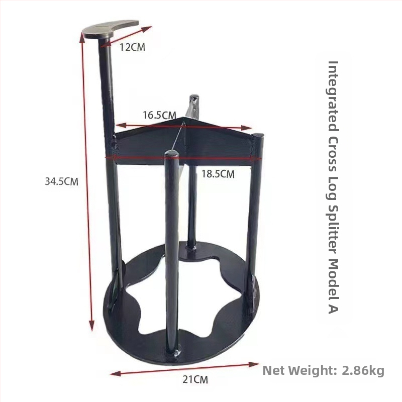 Nauji atvykę papuošalai Medienos skaldymo stovas Medienos skaldymo artefaktas Judantis medienos skaldymo metalinis medienos skaldymo aparatas Medienos skaldymo peilis Saugus naudoti namuose
