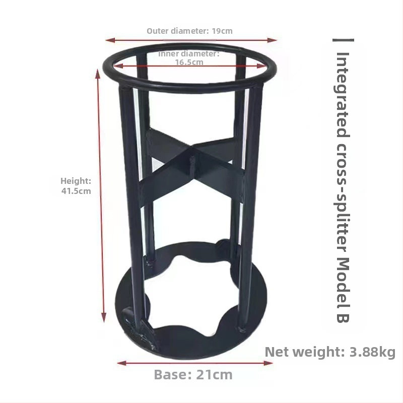 Nauji atvykę papuošalai Medienos skaldymo stovas Medienos skaldymo artefaktas Judantis medienos skaldymo metalinis medienos skaldymo aparatas Medienos skaldymo peilis Saugus naudoti namuose