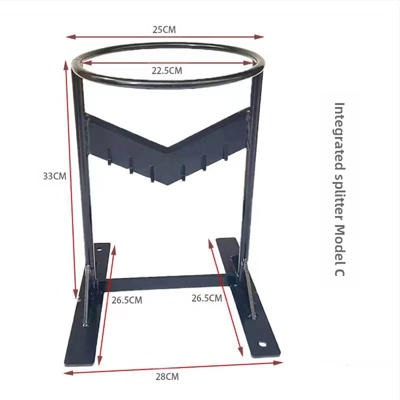 Nauji atvykę papuošalai Medienos skaldymo stovas Medienos skaldymo artefaktas Judantis medienos skaldymo metalinis medienos skaldymo aparatas Medienos skaldymo peilis Saugus naudoti namuose