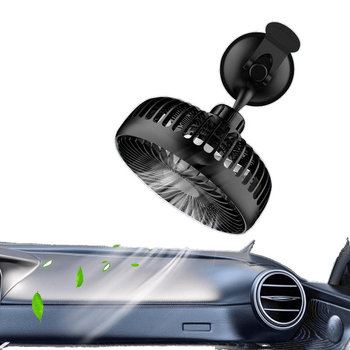 Keturių ratų siurbimo puodelio automobilio ventiliatorius, tylus prisegamas įkrovimas, USB prievadas, pagyvenusių žmonių paspirtukas, elektrinis triratis automobilis