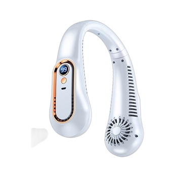 Ανεμιστήρας με κρεμαστό λαιμό, φορητός προσωπικός ανεμιστήρας, μίνι USB επαναφορτιζόμενος ανεμιστήρας κλιματισμού υψηλής ισχύος χωρίς πτερύγια εξωτερικού χώρου