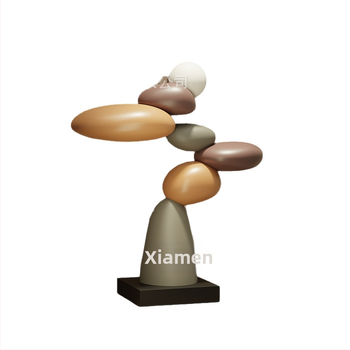 [Lemon Home] Σαλόνι Τέχνης Τηλεόραση Ντουλάπι Δαπέδου Μεγάλα Στολίδια Φωτιστικό Πολυτελές Ώρα για Τρέξιμο Προηγμένη Τέχνη