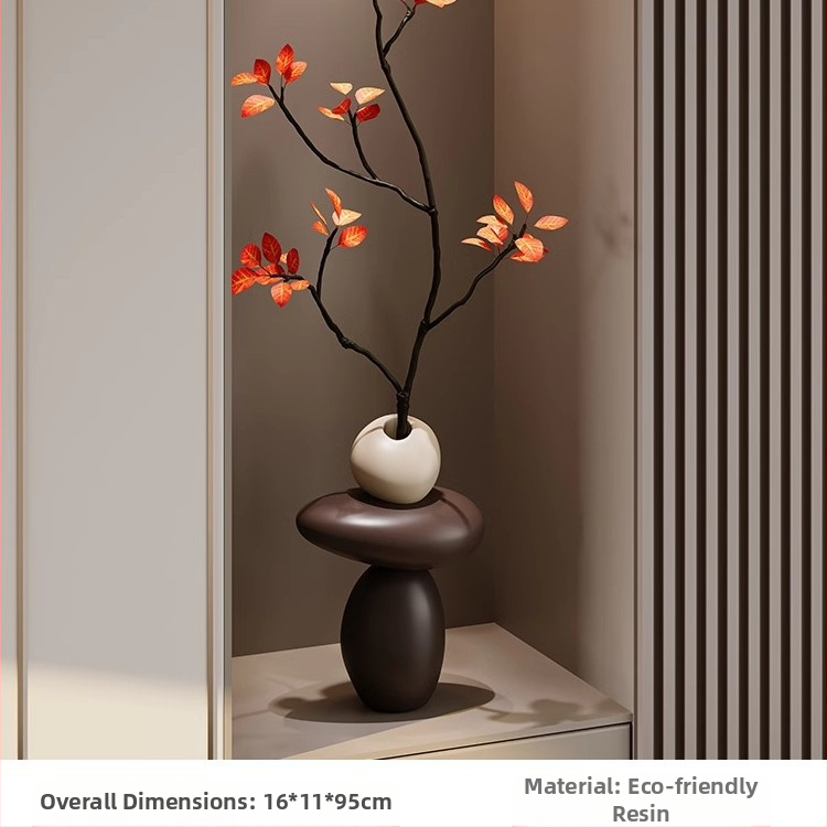 [Lemon Home] Művészeti nappali TV szekrény Padló Nagy díszek Világos Luxus Ideje futni Haladó művészet