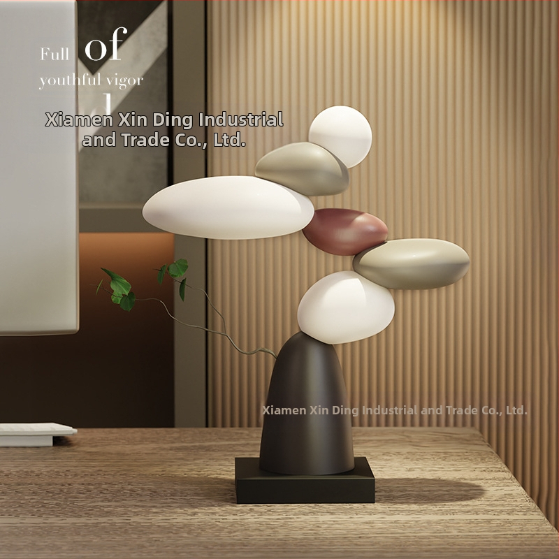 [Lemon Home] Művészeti nappali TV szekrény Padló Nagy díszek Világos Luxus Ideje futni Haladó művészet