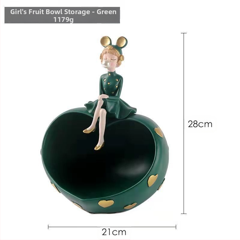 Tüdrukute mull-elutuba Armastus-televiisorikapp Elutoa telekakapi kaunistused Kodu sissepääsu panipaik Sissepääsu võtmehoidik