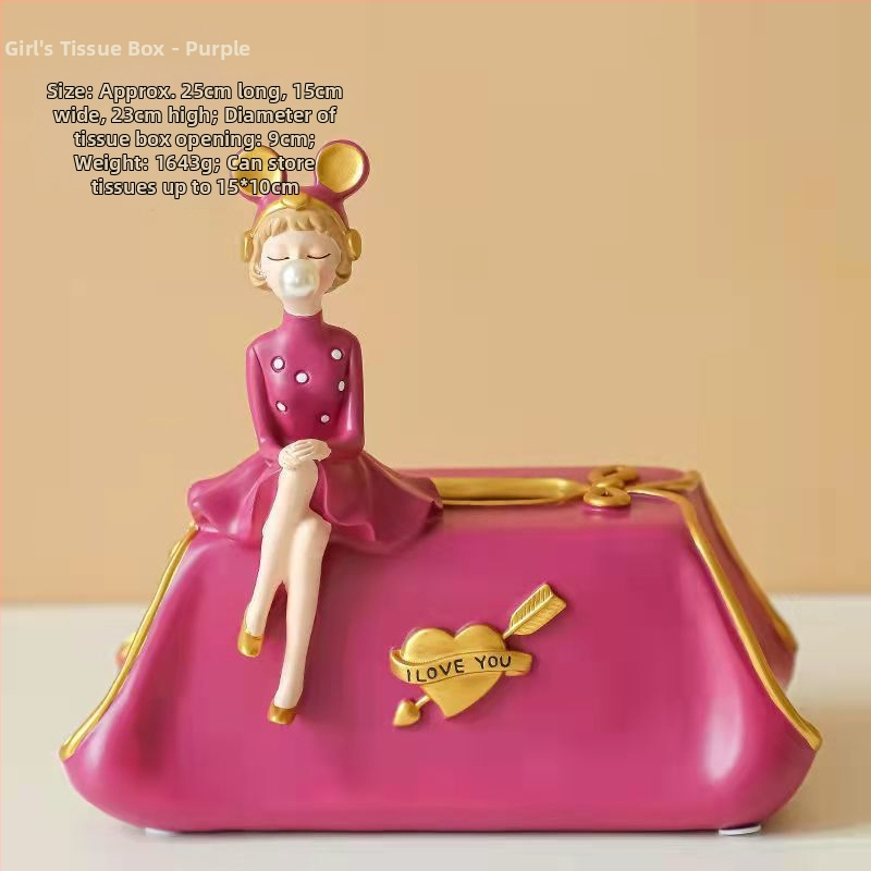 Tüdrukute mull-elutuba Armastus-televiisorikapp Elutoa telekakapi kaunistused Kodu sissepääsu panipaik Sissepääsu võtmehoidik