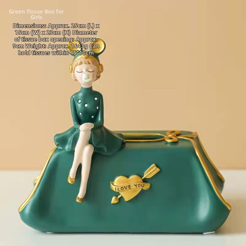 Tüdrukute mull-elutuba Armastus-televiisorikapp Elutoa telekakapi kaunistused Kodu sissepääsu panipaik Sissepääsu võtmehoidik