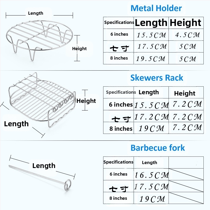 Ninja AF180 õhufritüür, 9-osaline lisatarvikutega käepidemega korv, pitsagrill, õhufritüür AF300