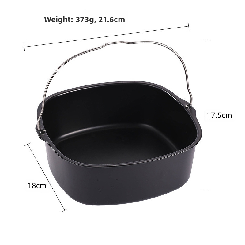 Ninja AF180 õhufritüür, 9-osaline lisatarvikutega käepidemega korv, pitsagrill, õhufritüür AF300