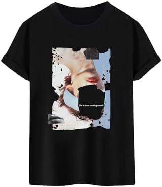 Soly Hux férfi grafikus póló, betűmintás, rövid ujjú