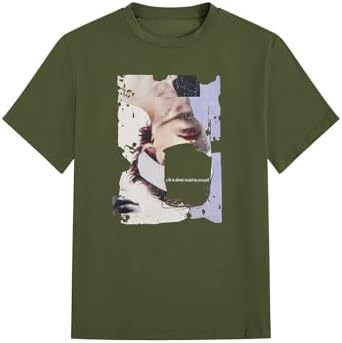 Soly Hux férfi grafikus póló, betűmintás, rövid ujjú