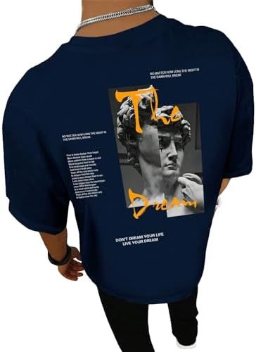 Soly Hux férfi grafikus póló, betűmintás, rövid ujjú