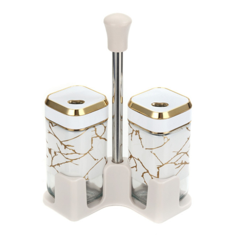 Pagardinimo indelis, sandarus drėgmei atsparus buitinis besisukantis prieskonių butelis, didelės talpos nešiojamas stiklinis prieskonių butelis, virtuvės reikmenys