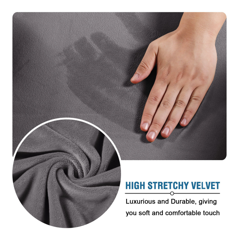 Határokon átnyúló, kifejezetten bársony alacsony székhuzatokhoz, védőhuzatokhoz, kanapéhuzatokhoz, négyzet alakú, rugalmas, mindent tartalmazó lábpedálhuzatokhoz, forrásgyártókhoz tervezve