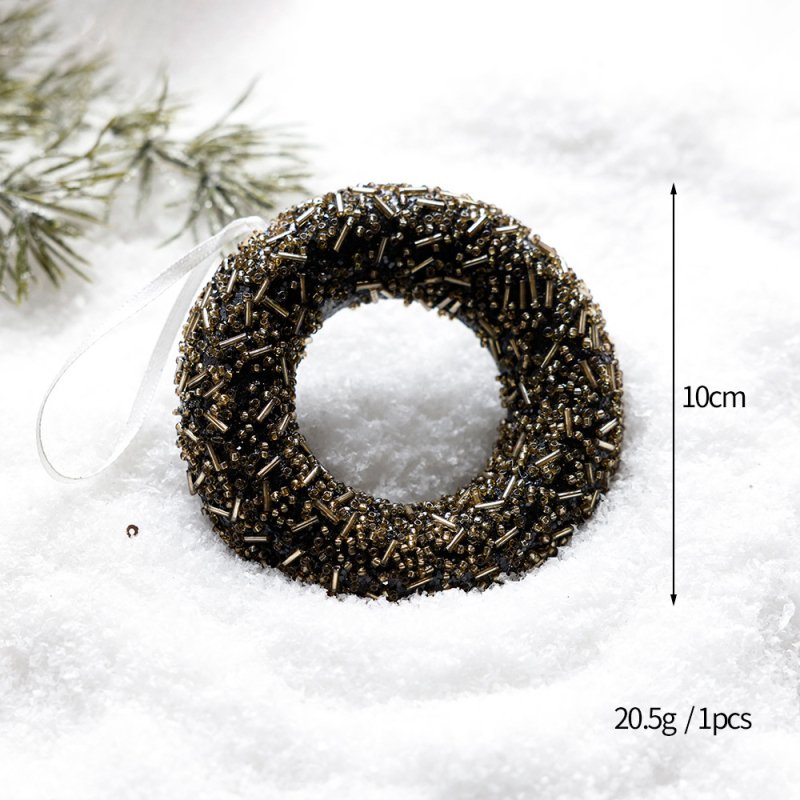 Karácsonyi díszek klasszikus Black Gold sorozatú habgolyó különleges alakú golyó karácsonyfadísz függő dekorációs jelenet elrendezés