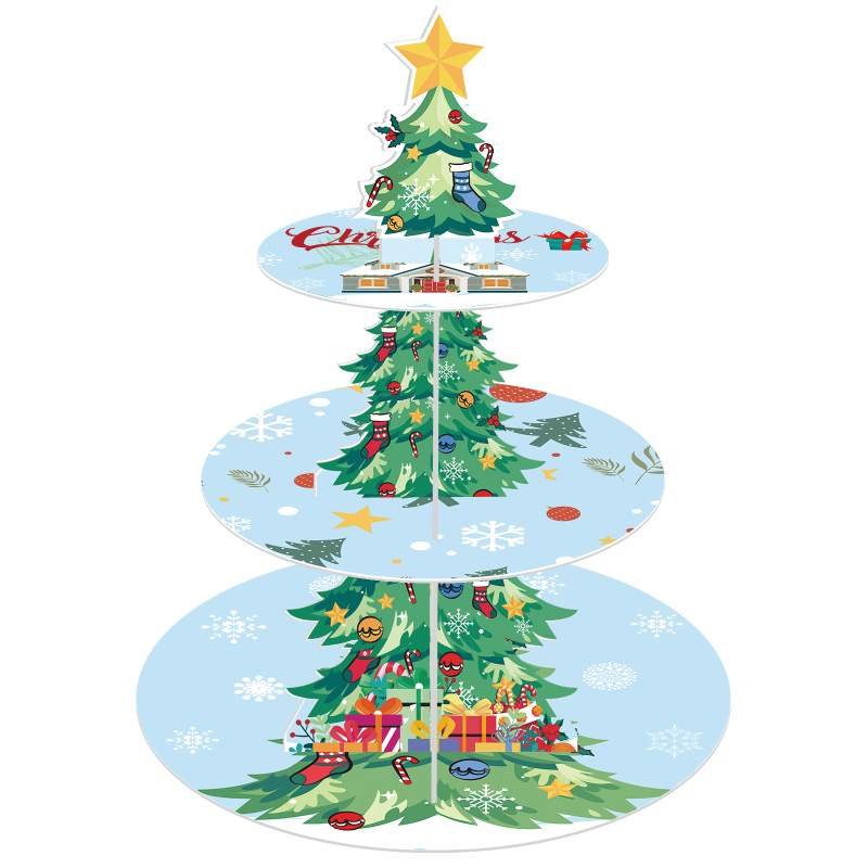 Koogialus paberist kolmekihiline sünnipäevapeo loominguline koogialuse kaunistus koomiksi merineitsi pulmamagustoidulaud