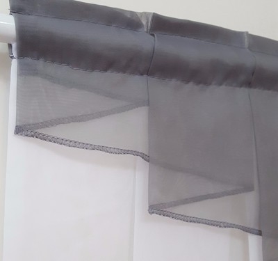 Europietiško stiliaus paprastos užuolaidos, nešiojamos strypo tipo, sulankstomo voko tipo, daugiaspalvio siuvinėto lango ekrano, paprasto didelio tankio trilono siūlų