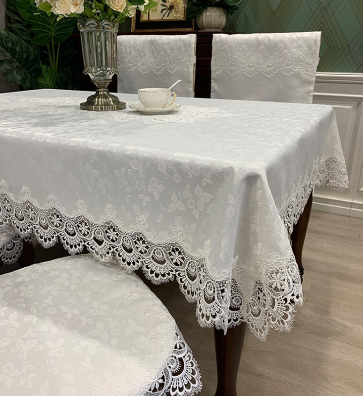 Amazon határokon átnyúló téglalap alakú terítő háztartási szövet csipke dohányzóasztal szekrény porálló huzat tálalószekrény szekrényhuzat szövet