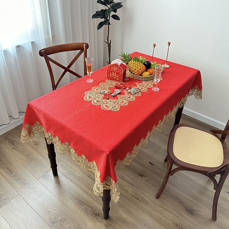 Amazon határokon átnyúló téglalap alakú terítő háztartási szövet csipke dohányzóasztal szekrény porálló huzat tálalószekrény szekrényhuzat szövet