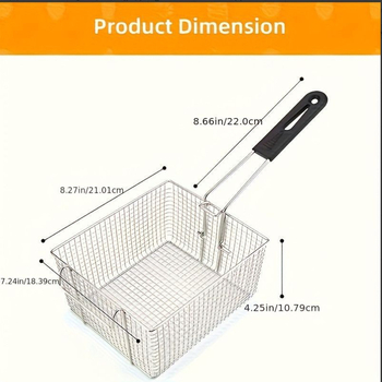 Tiesioginis gamyklinis tiekimas, 81 tinklelio nerūdijančio plieno kepimo krepšelis, elektrinė gruzdintuvė, bulvytės fri, 10 litrų gruzdintuvė, kvadratinis tankus tinklelis, itin tankus krepšelis