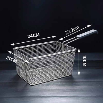 Tiesioginis gamyklinis tiekimas, 81 tinklelio nerūdijančio plieno kepimo krepšelis, elektrinė gruzdintuvė, bulvytės fri, 10 litrų gruzdintuvė, kvadratinis tankus tinklelis, itin tankus krepšelis