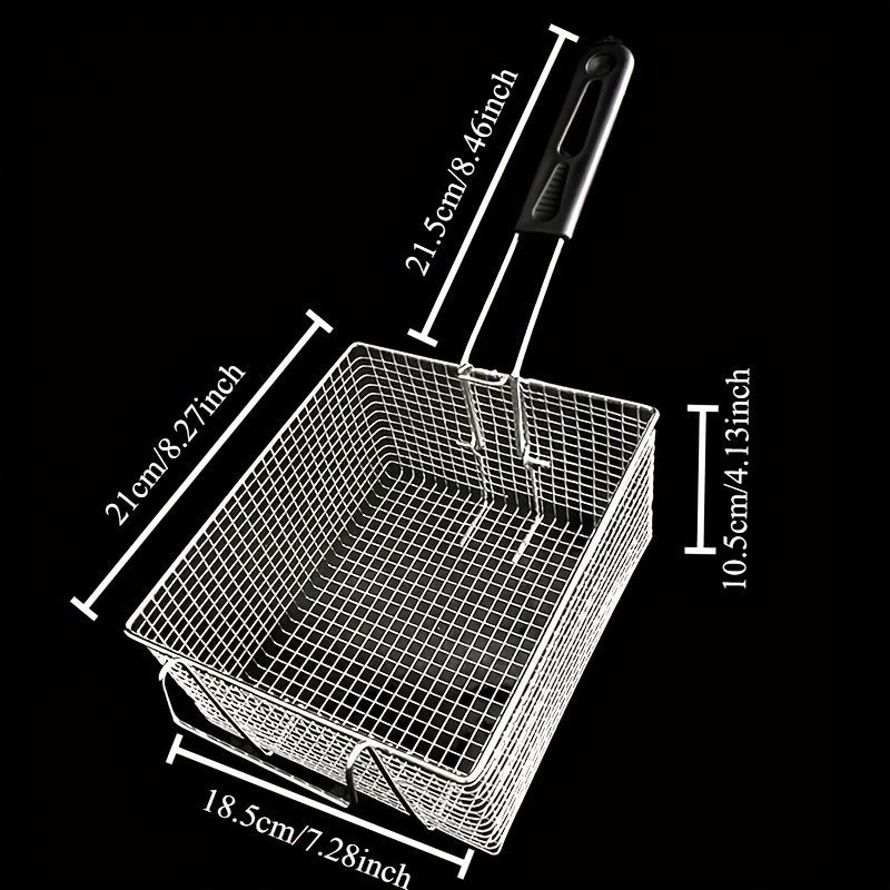 Tiesioginis gamyklinis tiekimas, 81 tinklelio nerūdijančio plieno kepimo krepšelis, elektrinė gruzdintuvė, bulvytės fri, 10 litrų gruzdintuvė, kvadratinis tankus tinklelis, itin tankus krepšelis