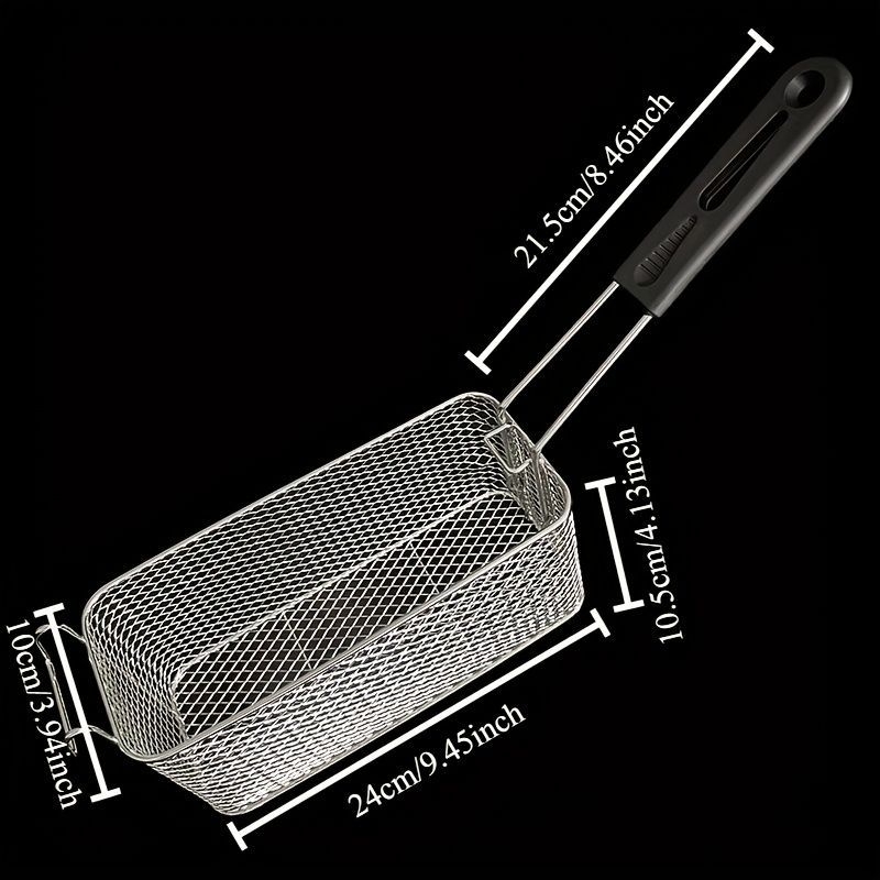 Tiesioginis gamyklinis tiekimas, 81 tinklelio nerūdijančio plieno kepimo krepšelis, elektrinė gruzdintuvė, bulvytės fri, 10 litrų gruzdintuvė, kvadratinis tankus tinklelis, itin tankus krepšelis