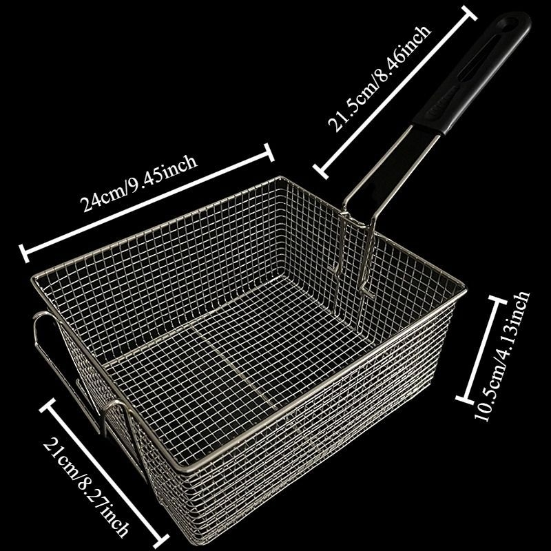 Tiesioginis gamyklinis tiekimas, 81 tinklelio nerūdijančio plieno kepimo krepšelis, elektrinė gruzdintuvė, bulvytės fri, 10 litrų gruzdintuvė, kvadratinis tankus tinklelis, itin tankus krepšelis