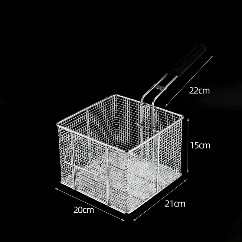 Tiesioginis gamyklinis tiekimas, 81 tinklelio nerūdijančio plieno kepimo krepšelis, elektrinė gruzdintuvė, bulvytės fri, 10 litrų gruzdintuvė, kvadratinis tankus tinklelis, itin tankus krepšelis