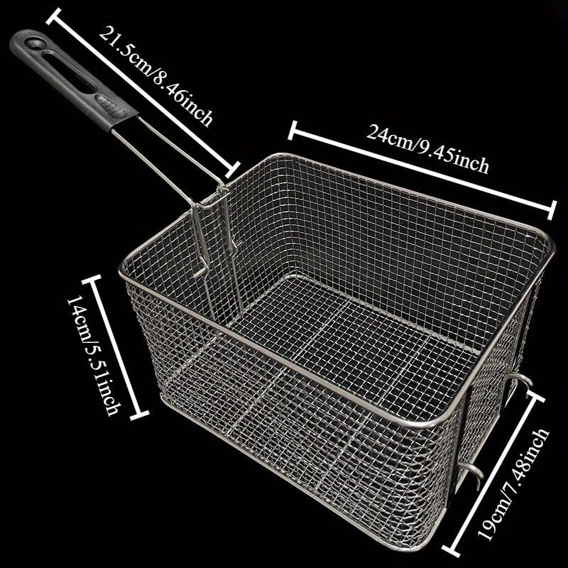 Tiesioginis gamyklinis tiekimas, 81 tinklelio nerūdijančio plieno kepimo krepšelis, elektrinė gruzdintuvė, bulvytės fri, 10 litrų gruzdintuvė, kvadratinis tankus tinklelis, itin tankus krepšelis