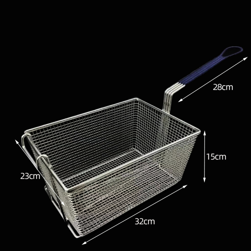 Tiesioginis gamyklinis tiekimas, 81 tinklelio nerūdijančio plieno kepimo krepšelis, elektrinė gruzdintuvė, bulvytės fri, 10 litrų gruzdintuvė, kvadratinis tankus tinklelis, itin tankus krepšelis
