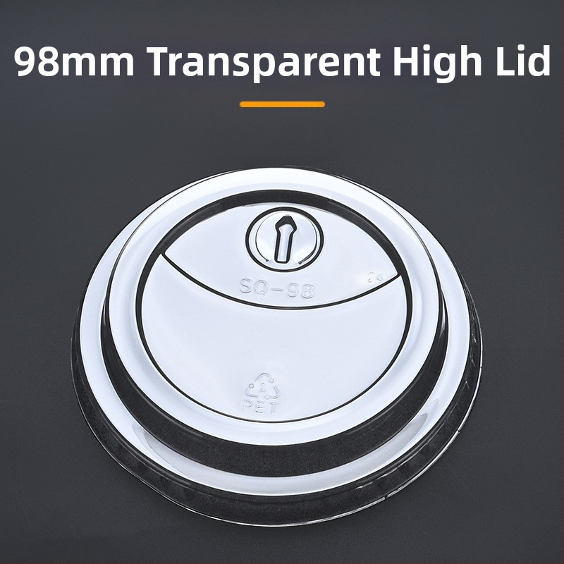 [Pritaikyta] 98 kalibro vienkartiniai kavos puodeliai, šalto gėrimo puodeliai, didelio skaidrumo, naminių gyvūnėlių gėrimų puodeliai, nepralaidūs išsinešimui.